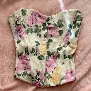 Zara Floral Corset